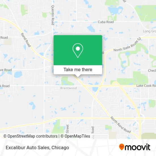 Excalibur Auto Sales map