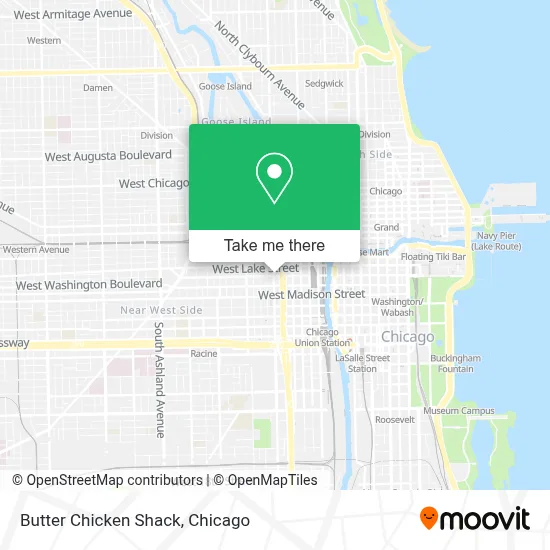 Butter Chicken Shack map