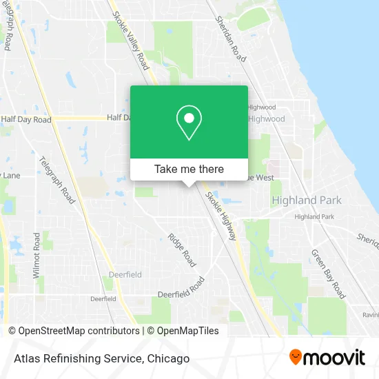 Atlas Refinishing Service map