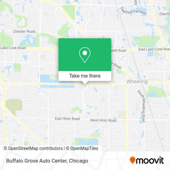 Buffalo Grove Auto Center map
