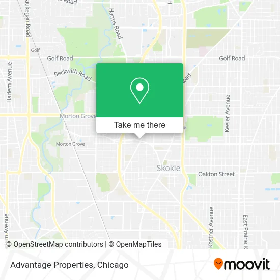 Advantage Properties map