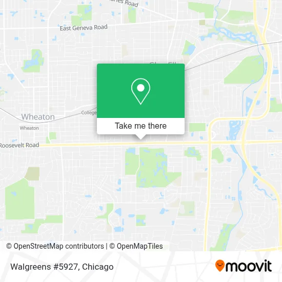 Walgreens #5927 map