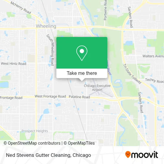 Ned Stevens Gutter Cleaning map