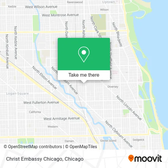 Christ Embassy Chicago map