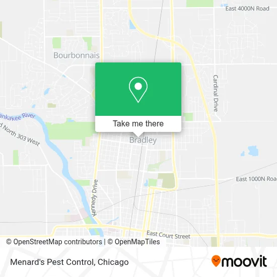 Menard's Pest Control map