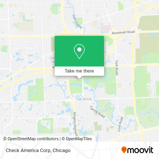 Check America Corp map