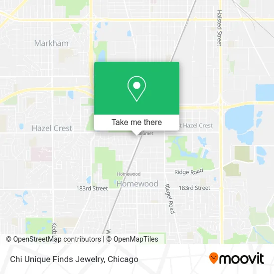 Chi Unique Finds Jewelry map