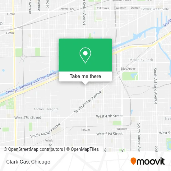 Clark Gas map
