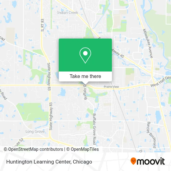 Huntington Learning Center map