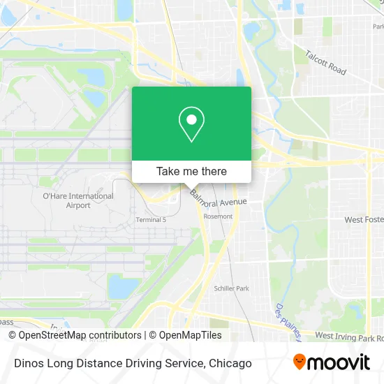 Dinos Long Distance Driving Service map