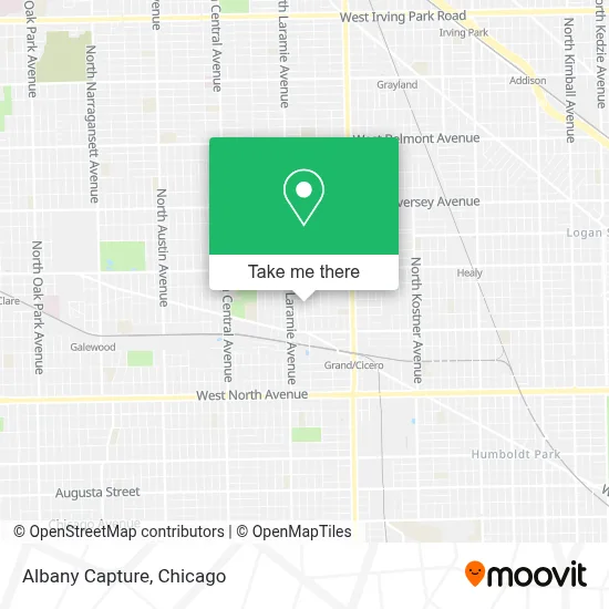 Albany Capture map