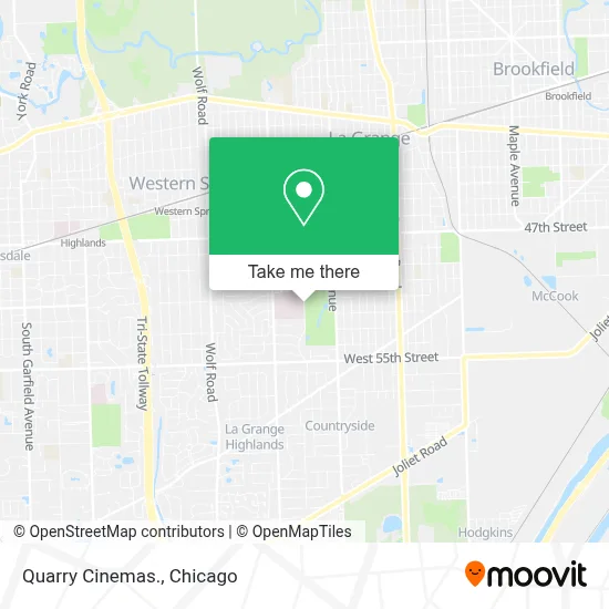 Quarry Cinemas. map