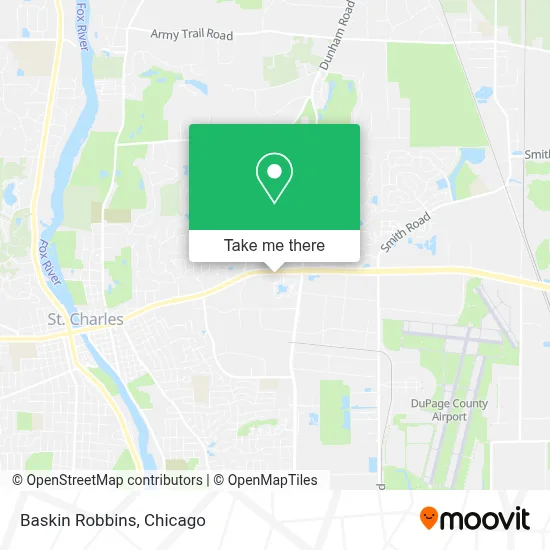 Baskin Robbins map