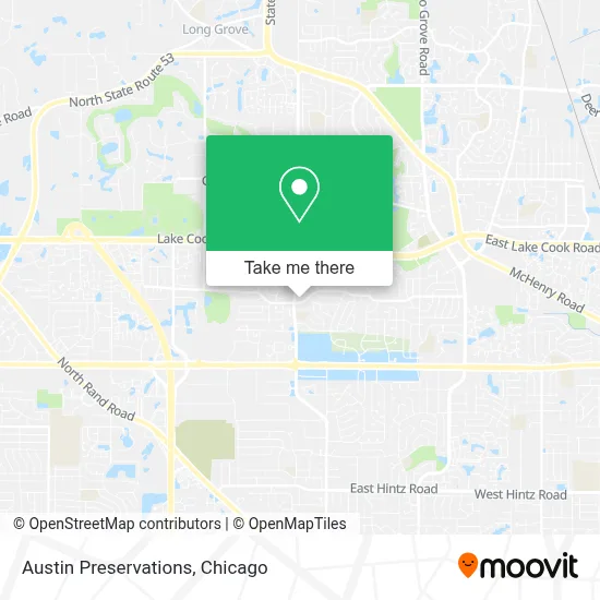 Austin Preservations map