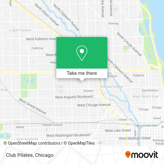 Club Pilates map