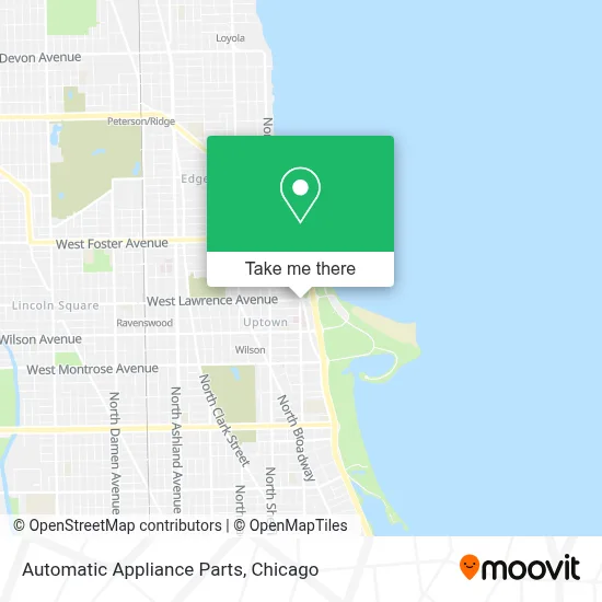 Automatic Appliance Parts map