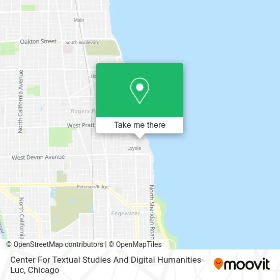 Center For Textual Studies And Digital Humanities- Luc map