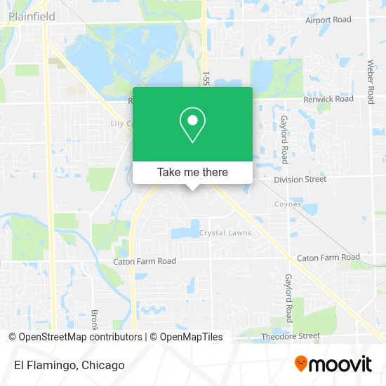 El Flamingo map
