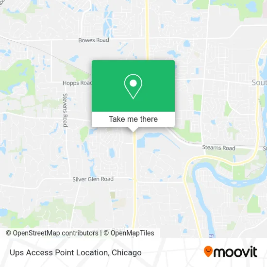 Ups Access Point Location map