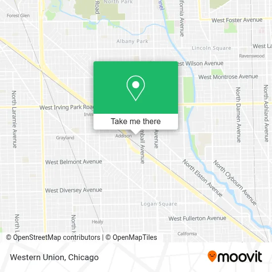 Western Union map