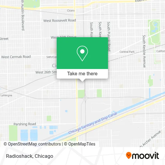 Radioshack map