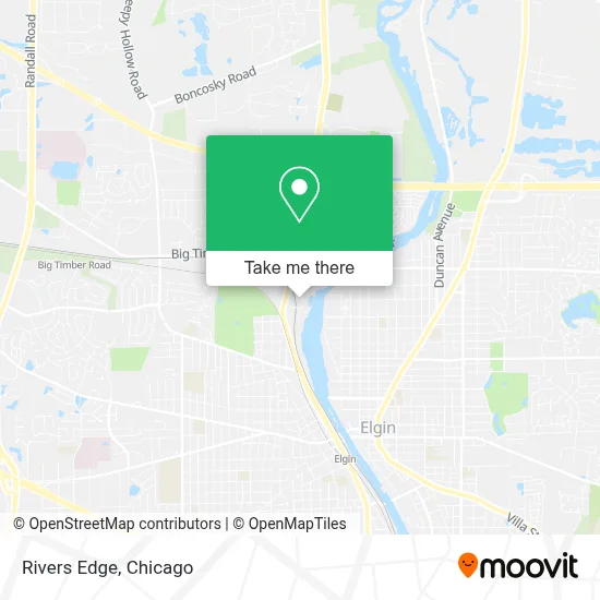 Rivers Edge map