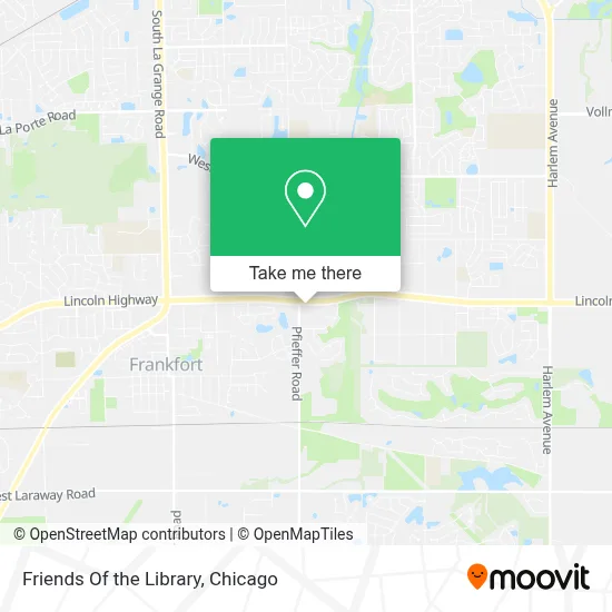Friends Of the Library map