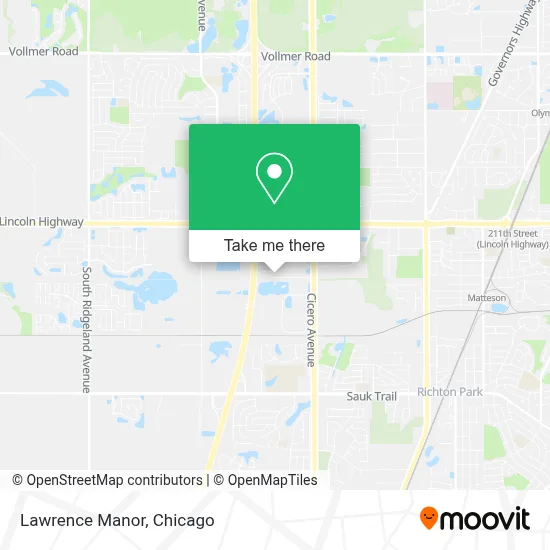Lawrence Manor map