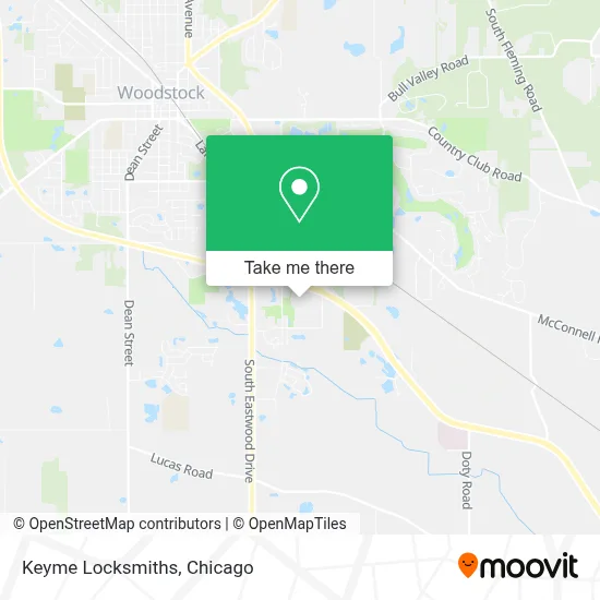 Keyme Locksmiths map