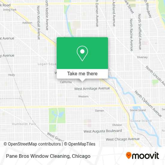 Pane Bros Window Cleaning map