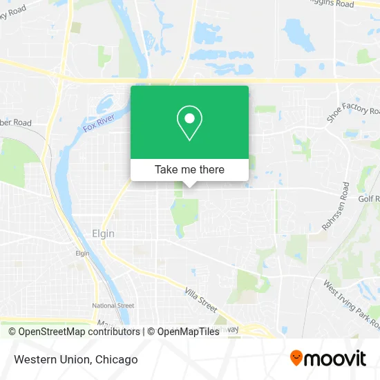 Western Union map