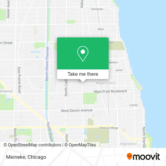 Meineke map