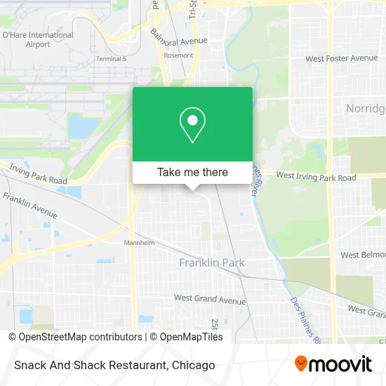 Snack And Shack Restaurant map
