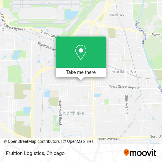 Fruition Logistics map