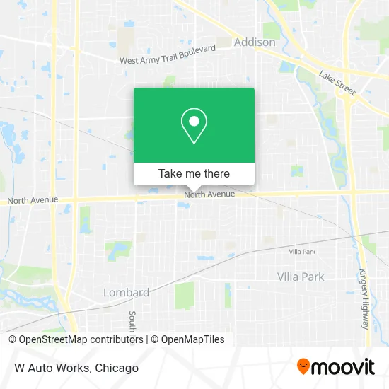 W Auto Works map