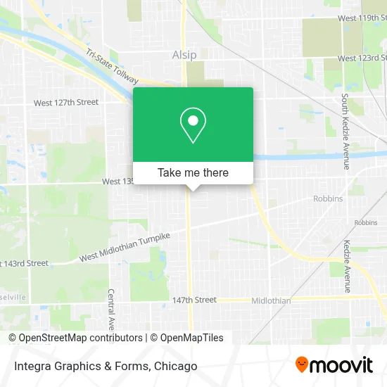 Integra Graphics & Forms map
