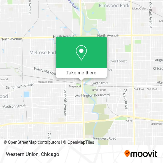 Western Union map