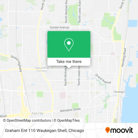 Graham Ent 110 Waukegan Shell map