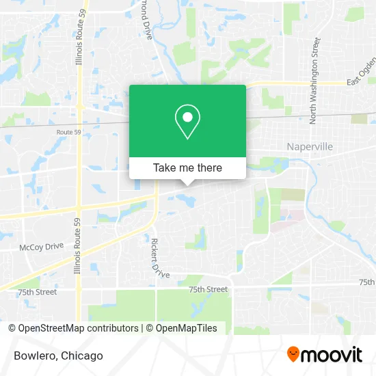Bowlero map