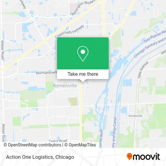 Action One Logistics map