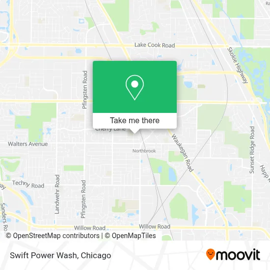 Swift Power Wash map