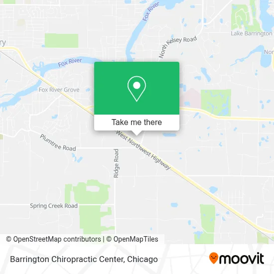 Barrington Chiropractic Center map