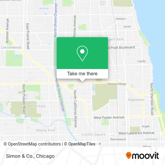 Simon & Co. map