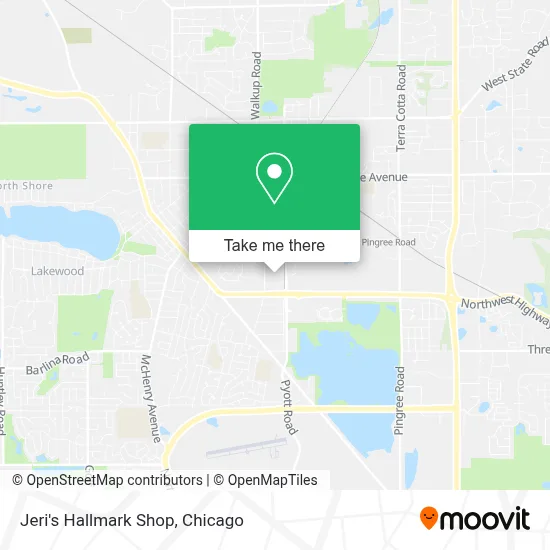 Jeri's Hallmark Shop map