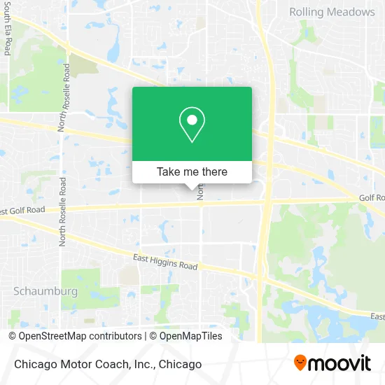 Chicago Motor Coach, Inc. map