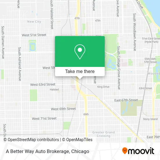A Better Way Auto Brokerage map