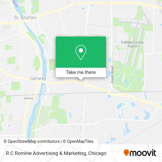 R C Romine Advertising & Marketing map