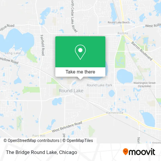 The Bridge Round Lake map
