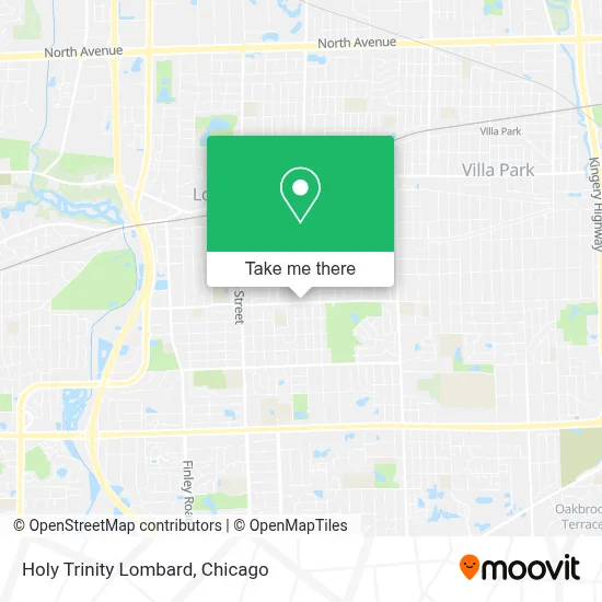 Holy Trinity Lombard map