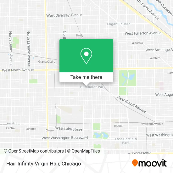 Hair Infinity Virgin Hair map